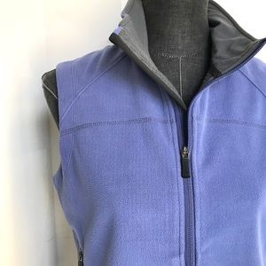REI Lavender Fleece Zipper Vest
